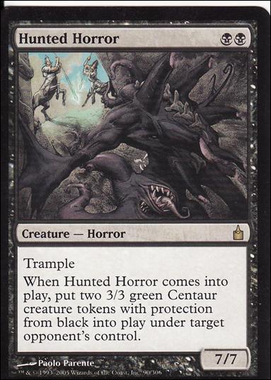 Magic the Gathering: Ravnica (Base Set)  card 90 Hunted Horror