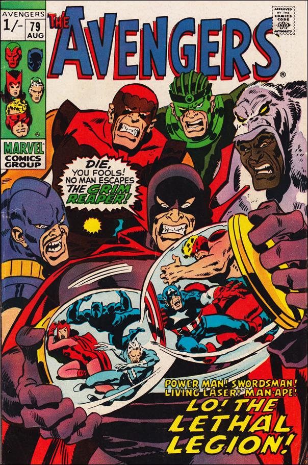 Avengers (1963) issue 79-B UK Price Cover