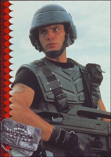 Starship Troopers: Series 1 (Base Set) card 64 Trooper Profiles: Johnny Rico