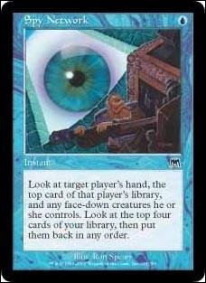 Magic the Gathering: Onslaught (Base Set) card 115 Spy Network