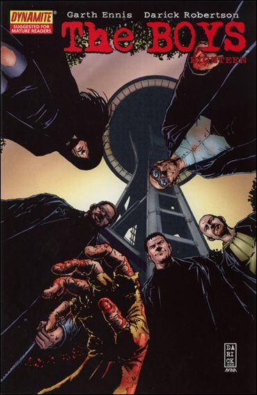 Boys issue 18-B Emerald City ComiCon Space Needle Cover