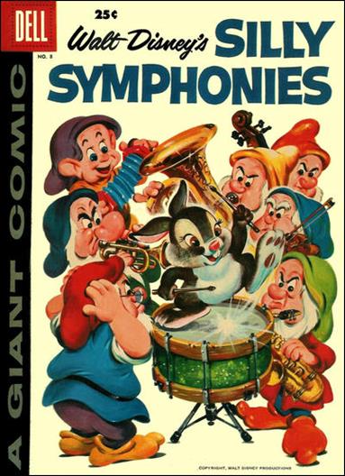 Silly Symphonies issue 8-B 25 Cent Price Cover