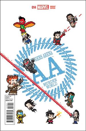 Avengers Arena issue 14-B Matthew Waite 1:30 8-Bit Cover
