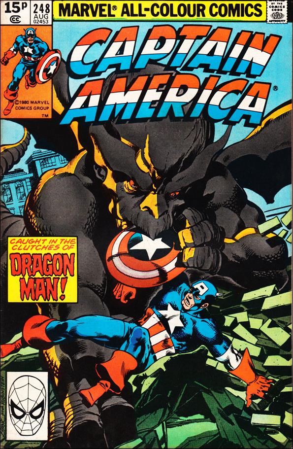 Captain America (1968) issue 248-C UK Price Cover