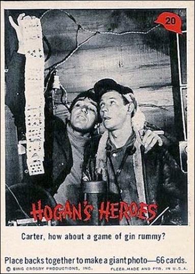Hogan's Heroes (Base Set) card 20 Carter, How About a Game of Gin Rummy?