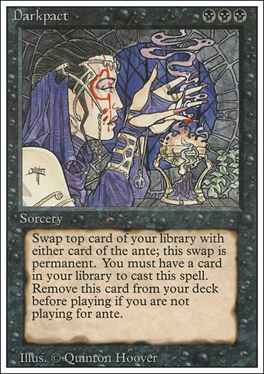 Magic the Gathering: Revised (Base Set) card 100 Darkpact
