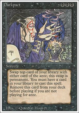 Magic the Gathering: Revised (Base Set) card 100 Darkpact