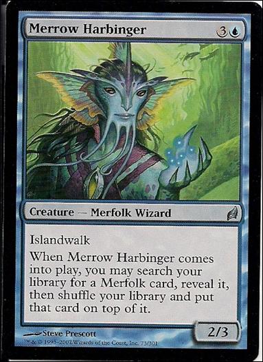 Magic the Gathering: Lorwyn (Base Set) card 73 Merrow Harbinger