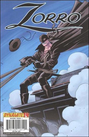 Zorro (2008) issue 14 Matt Wagner Cover