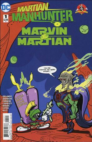 Martian Manhunter/Marvin the Martian Special issue 1-B Stephen DeStefano Cover