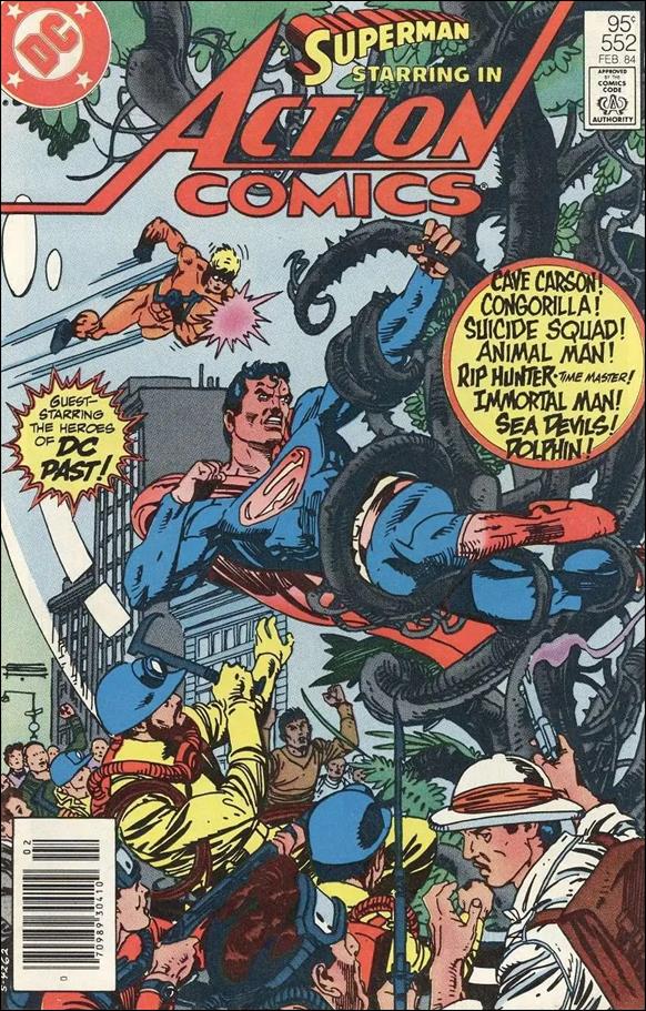 Action Comics (1938) issue 552-C Canadian Price Cover