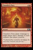 Magic the Gathering: 2013 Core Set (Base Set) card 124 Chandra's Fury