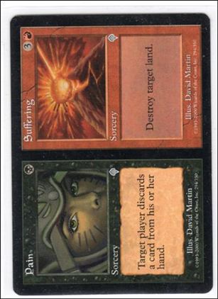 Magic the Gathering: Invasion (Base Set) card 294 Pain/Suffering