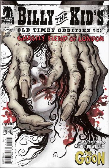 Billy the Kid’s Old Timey Oddities and the Ghastly Fiend of London issue 2 Eric Powell Cover