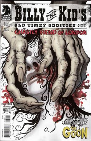 Billy the Kid’s Old Timey Oddities and the Ghastly Fiend of London issue 2 Eric Powell Cover