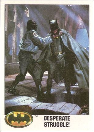 Batman: Series 1 (Base Set) card 117 Desperate Struggle!