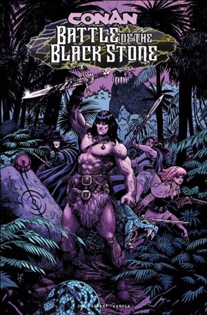 Conan: Battle of the Black Stone issue 4-B Andy Belanger Cover