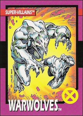 X-Men: Series 1 (Base Set) card 59 Warwolves