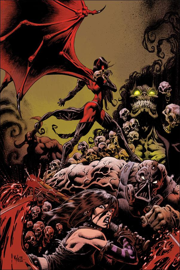 Hack/Slash vs Chaos issue 3-E Kyle Hotz 1:20 Virgin Cover