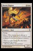 Magic the Gathering: New Phyrexia card 24 Shriek Raptor
