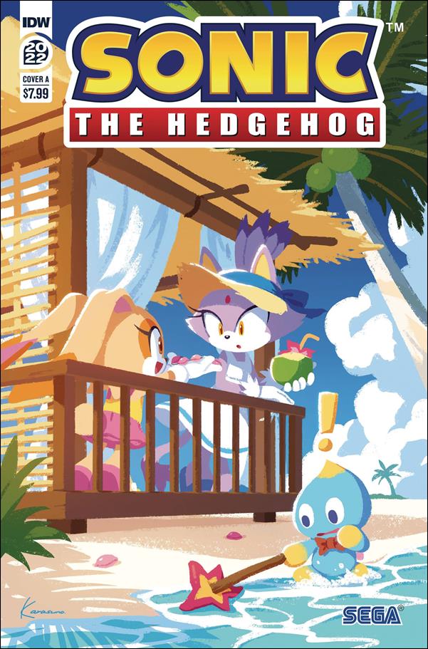 Sonic the Hedgehog Annual issue 2022 Yui Karasuno Cover