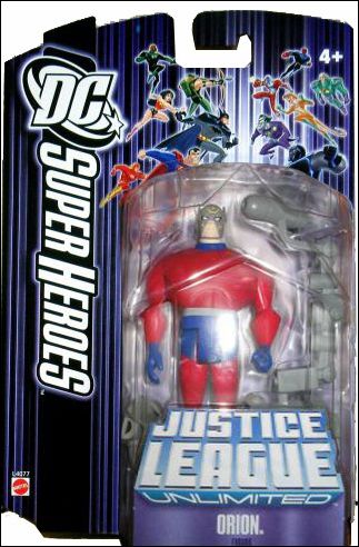 DC Super Heroes Justice League Unlimited (Animated) 5" Action Figures figure 39 Orion (Wave 4 Re-Pack)