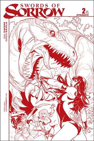 Swords of Sorrow issue 2-G Emanuela Lupacchino Blood Red Cover 1/50