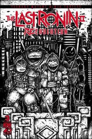 Teenage Mutant Ninja Turtles: The Last Ronin II - Re-Evolution issue 3-G Kevin Eastman B&W 1:100 Cardstock Cover
