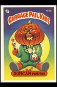 Garbage Pail Kids: Series 04 (Base Set) card 153b Duncan Pumpkin