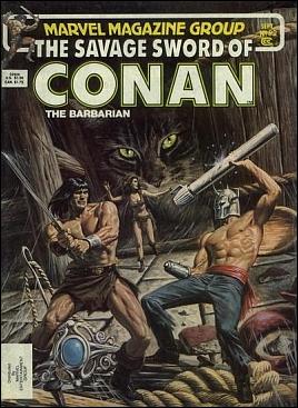 Savage Sword of Conan the Barbarian (Base Set) card 38 Cover Issue #92