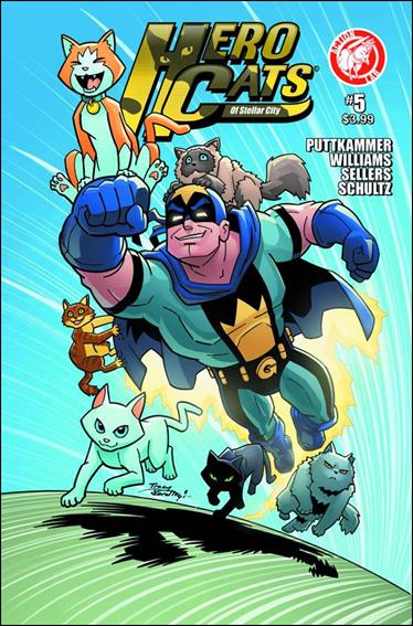 Hero Cats of Stellar City issue 5 Tracy Yardley Cover