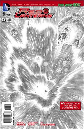 Red Lanterns issue 23-B Rags Morales 1:25 Connecting Sketch Cover