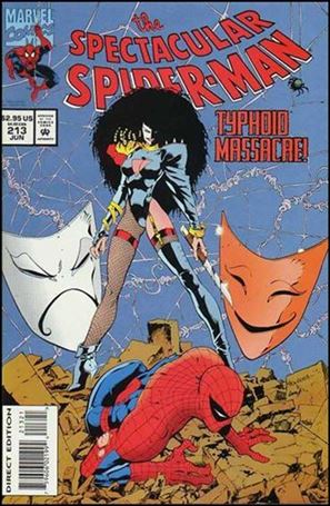 Spectacular Spider-Man (1976) issue 213-B Unbagged Blue Background