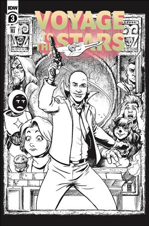 Voyage to the Stars issue 3-C Darick Robertson 1:10 Black & White Cover