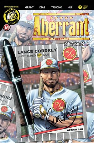 Aberrant Season 2 issue 2-B Baseball Cover
