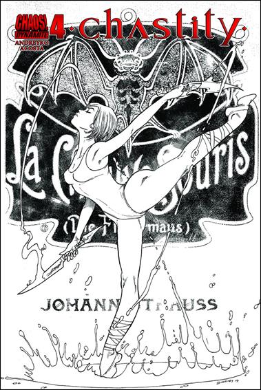 Chastity (2014) issue 4-D Tim Seeley 1:25 Black & White Cover