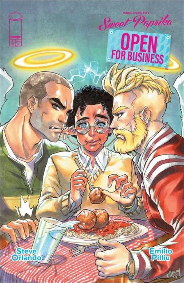 Mirka Andolfo's Sweet Paprika: Open for Business issue 5-F Elmer Santos Cover