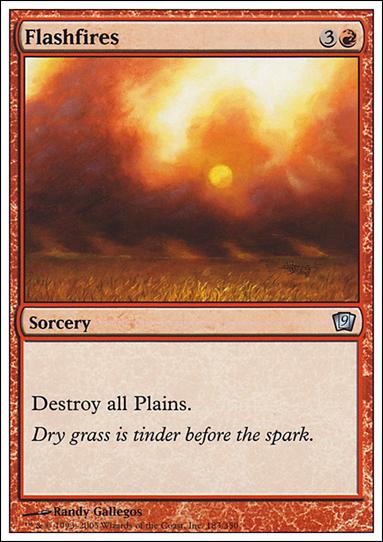 Magic the Gathering: 9th Edition (Base Set) card 183 Flashfires