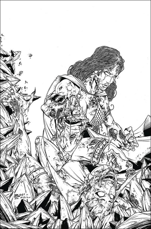 Die!namite Never Dies issue 1-P Jamie Biggs 1:21 Black & White Virgin Cover