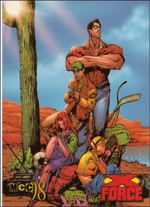 Marvel Creators Collection '98 (Base Set) card 43 X-Force: X-Force Group