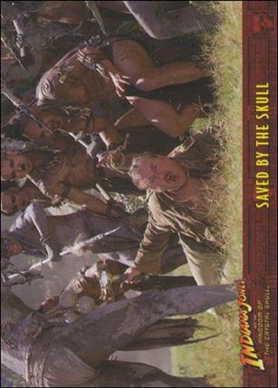 Indiana Jones and the Kingdom of the Crystal Skull (Base Set) card 66 Saved by the Skull