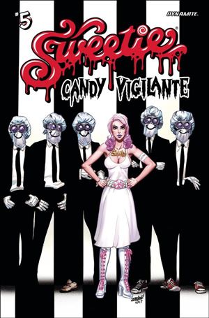 Sweetie Candy Vigilante (2022) issue 5-G Jeff Zornow Rock Album Homage Cover