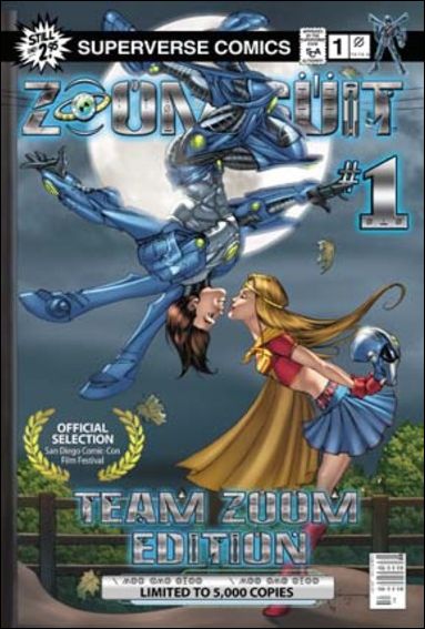 Zoom Suit issue 1-G Billy Tucci Team Zoom Cover 1/5000