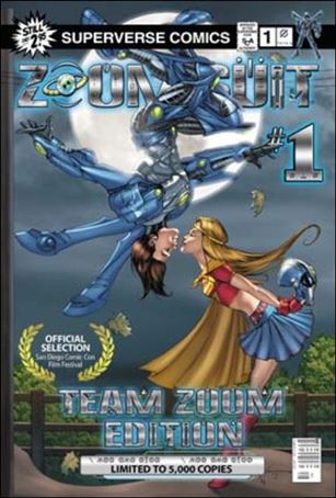 Zoom Suit issue 1-G Billy Tucci Team Zoom Cover 1/5000
