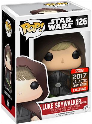 POP! Star Wars figure 126-B Luke Skywalker (Hood) Galactic Con Exclusive