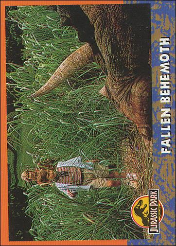 Jurassic Park (Base Set) card 30 Fallen Behemoth