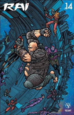 Rai (2014) issue 14-D Ryan Lee 1:20 Mega-Cover