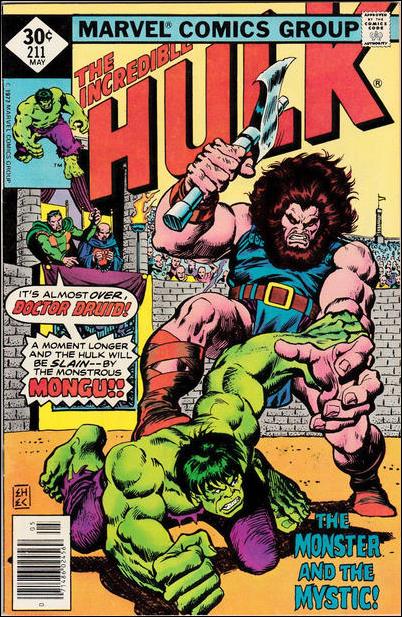 Incredible Hulk (1968) issue 211-B Whitman Cover