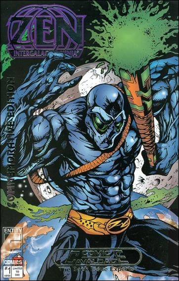 Zen Intergalactic Ninja Color (1995) issue 1-B Comic Cavalcade Platinum Foil Cover 1/500