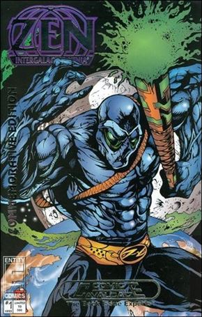Zen Intergalactic Ninja Color (1995) issue 1-B Comic Cavalcade Platinum Foil Cover 1/500
